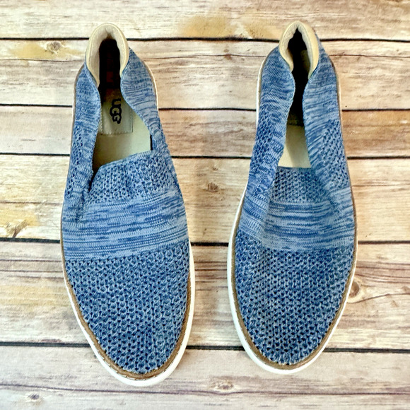 UGG Womens Sammy Breeze Blue Casual Slip On Sneakers Size 9 - Picture 3 of 8